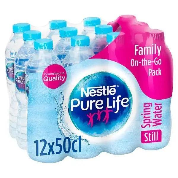 Nestle Pure Life Still Spring Water 12x500ml - Honesty Sales
