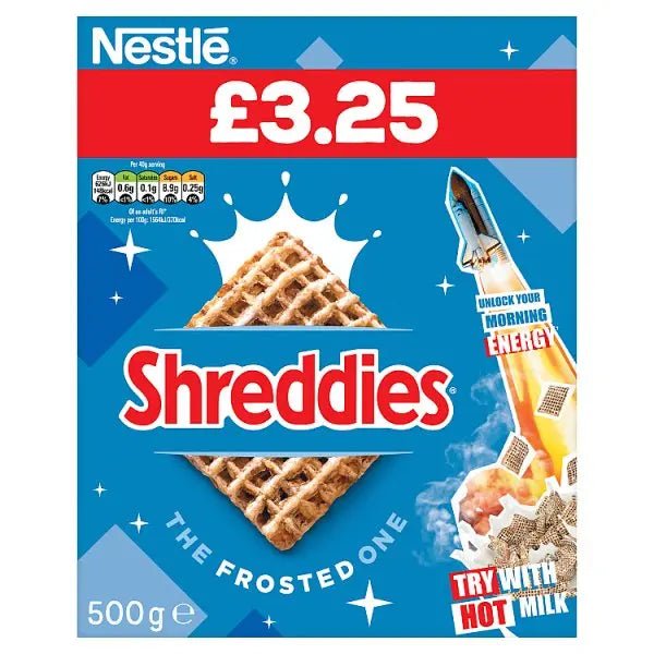 Nestlé Shreddies Frosted Cereal 500g - Honesty Sales
