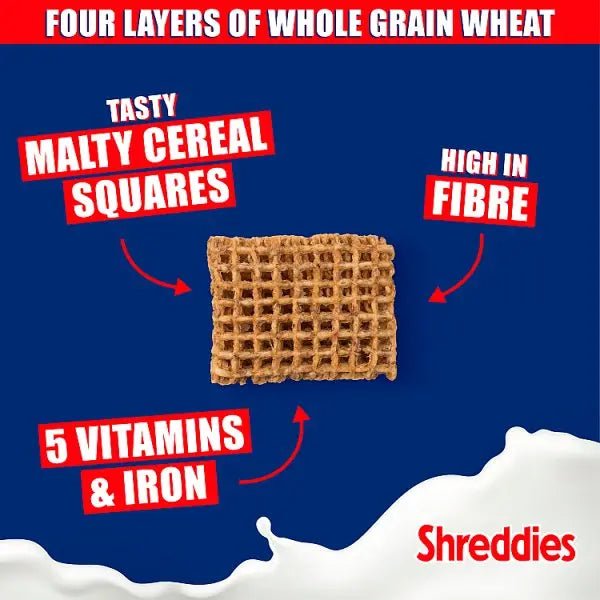 Nestlé Shreddies Original Cereal 460g (Case of 6) - Honesty Sales