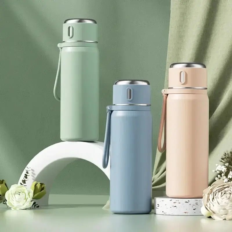 New 316 Stainless Steel Thermos Cup for Girls – Food - Grade Water Bottle for School, Kids & Students - Honesty Sales