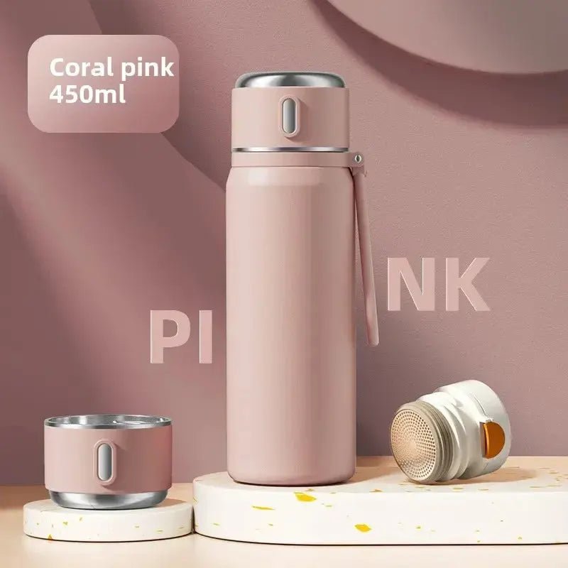New 316 Stainless Steel Thermos Cup for Girls – Food - Grade Water Bottle for School, Kids & Students - Honesty Sales