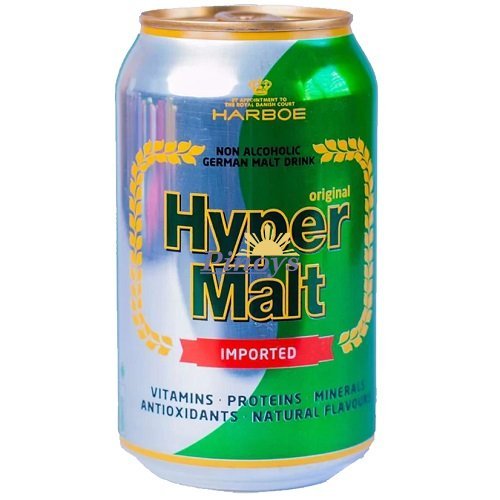 New Hyper Malt Light Cans 330ml (Case of 6) - Honesty Sales