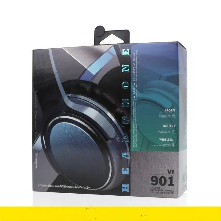 New VJ901 Bluetooth 5.0 Wireless Headphones HIFI Headset Sport - Honesty Sales