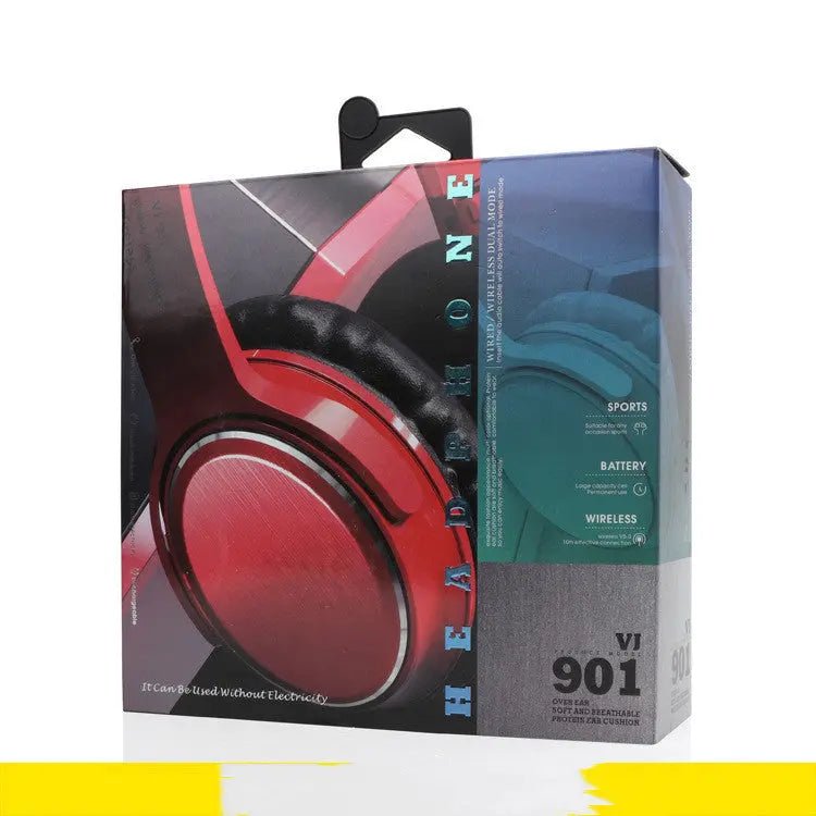 New VJ901 Bluetooth 5.0 Wireless Headphones HIFI Headset Sport - Honesty Sales