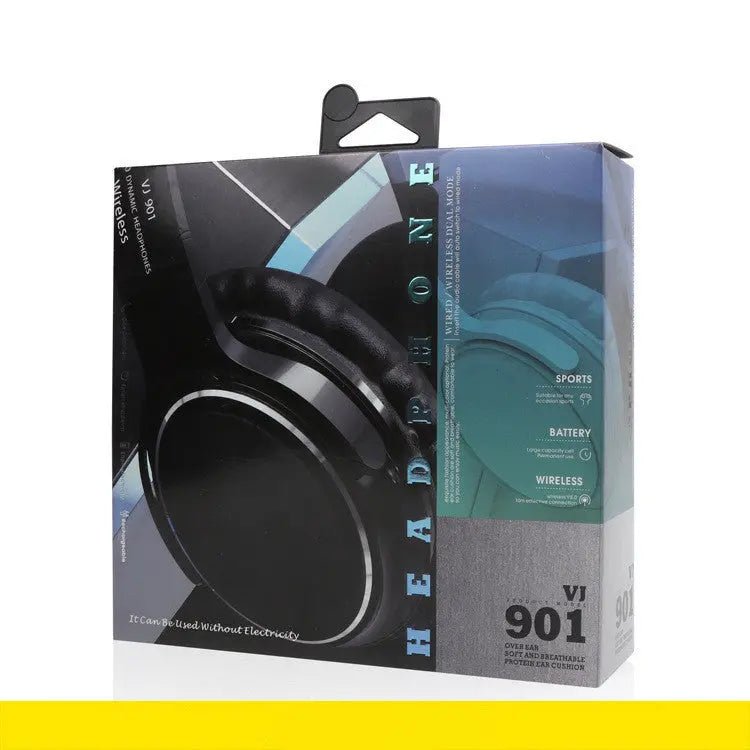 New VJ901 Bluetooth 5.0 Wireless Headphones HIFI Headset Sport - Honesty Sales
