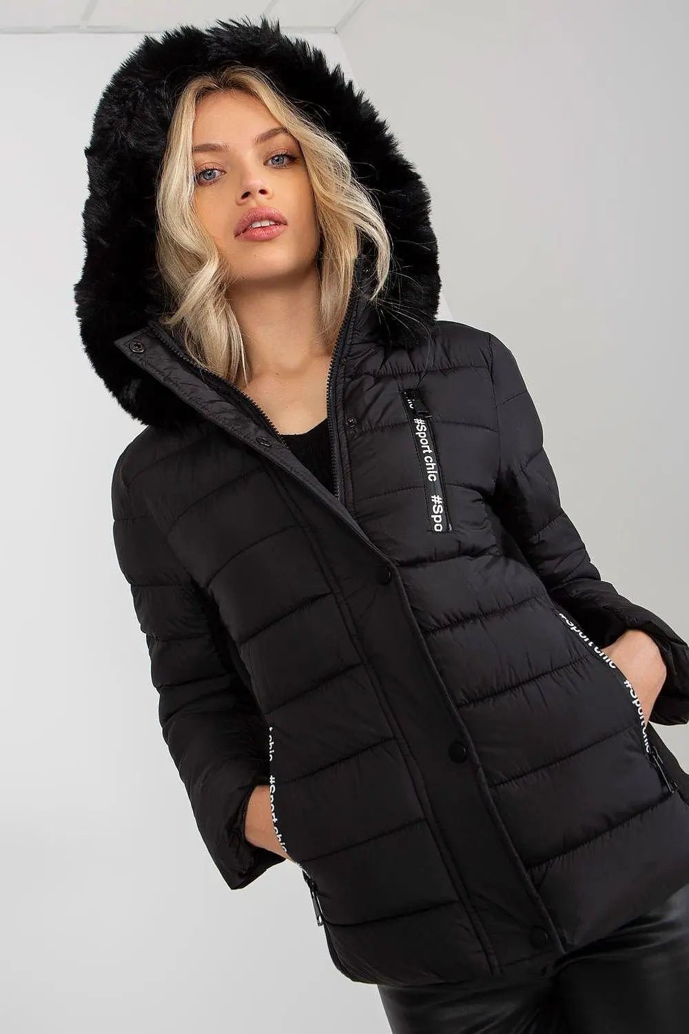 NM long-sleeved quilted down jacket - Honesty Sales