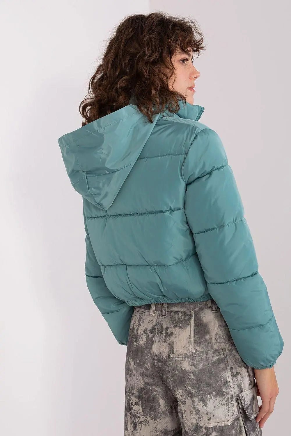 NM long sleeves short zippered quilted jacket - Honesty Sales