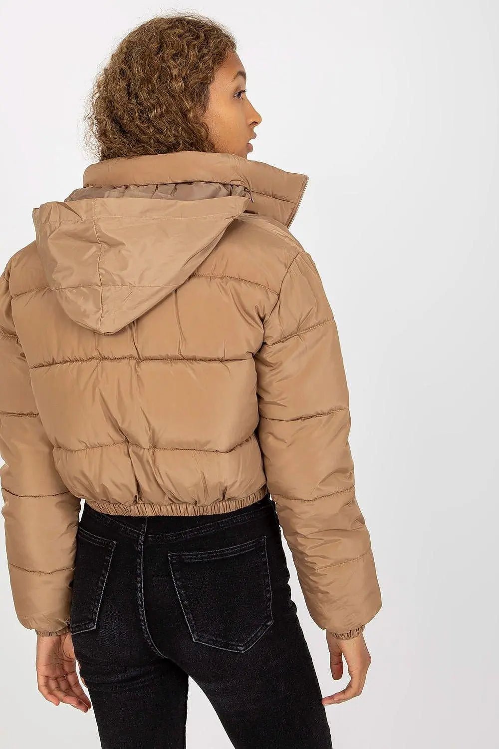 NM long sleeves short zippered quilted jacket - Honesty Sales