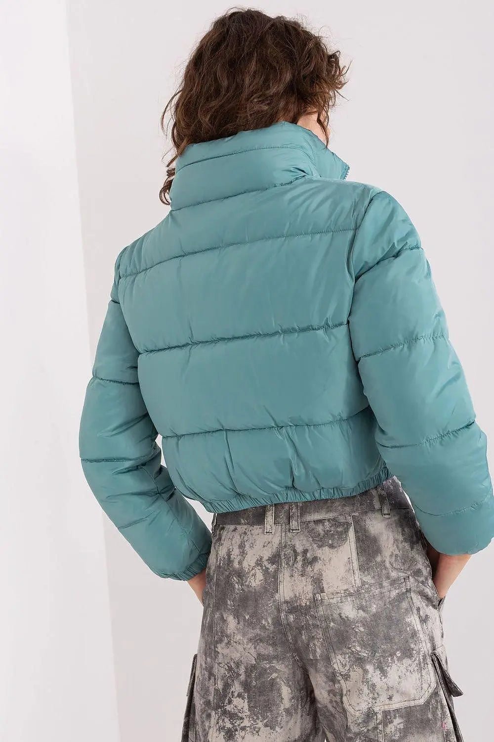 NM long sleeves short zippered quilted jacket - Honesty Sales