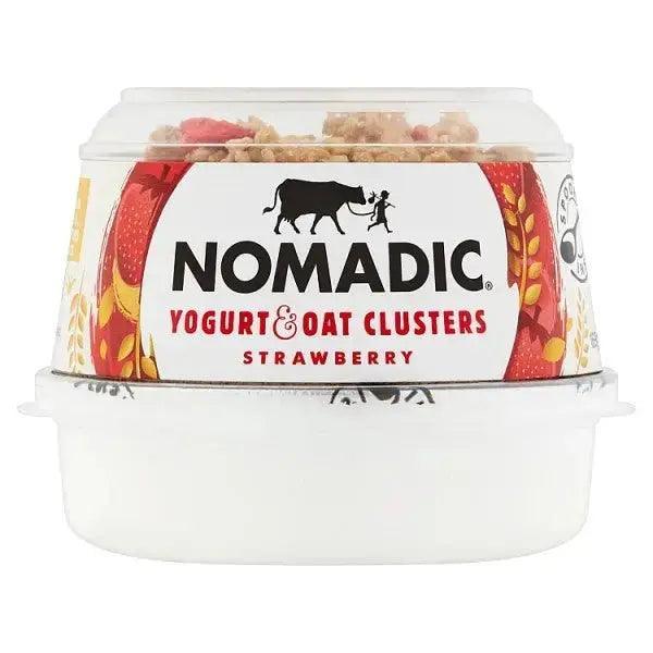 Nomadic Yogurt & Oat Clusters Strawberry 169g - Honesty Sales