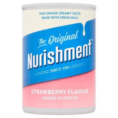 Nurishment The Original Strawberry Flavour 400g (Case of 12) - Honesty Sales