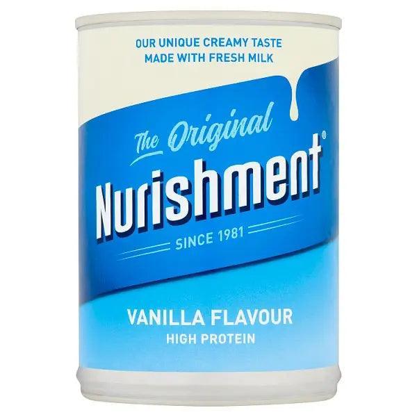 Nurishment The Original Vanilla Flavour 400g (Case of 12) - Honesty Sales