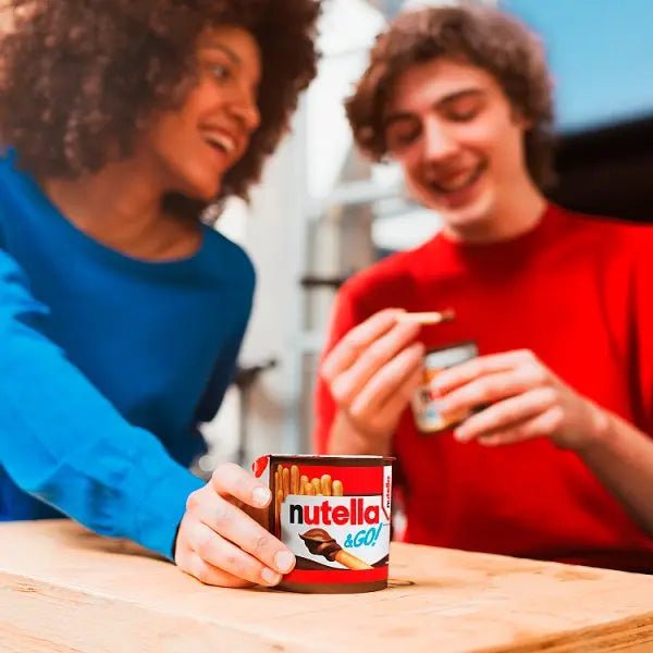 Nutella & Go! Hazelnut Chocolate Spread and Breadsticks Snack Pot 48g (Case of 12) - Honesty Sales