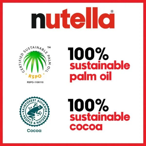 Nutella Hazelnut Spread with Cocoa 350g (Case of 6) - Honesty Sales