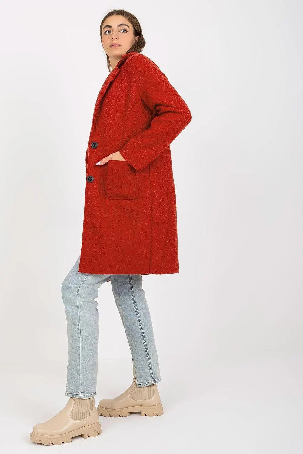 Och Bella long sleeves womens coat - Honesty Sales