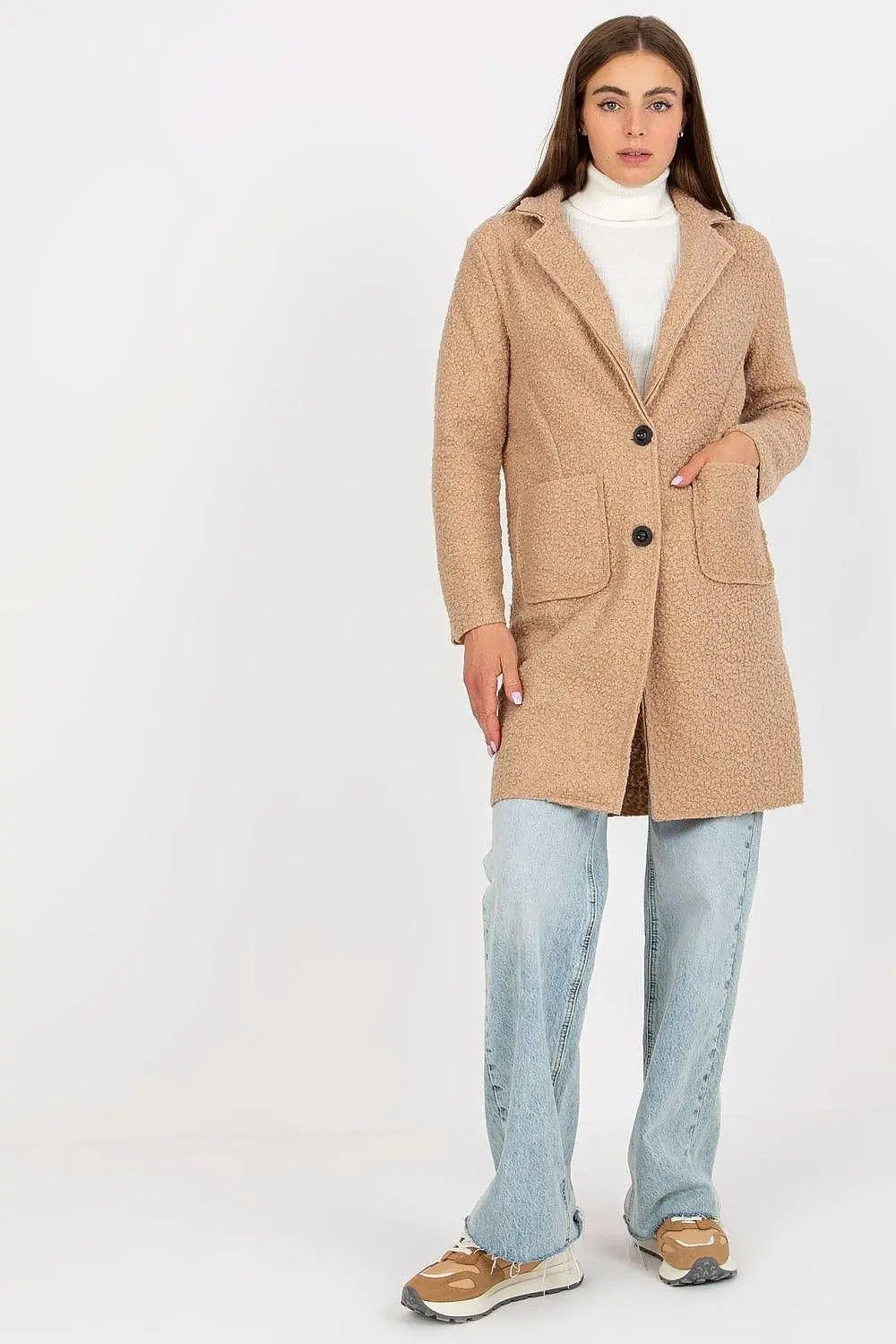 Och Bella long sleeves womens coat - Honesty Sales