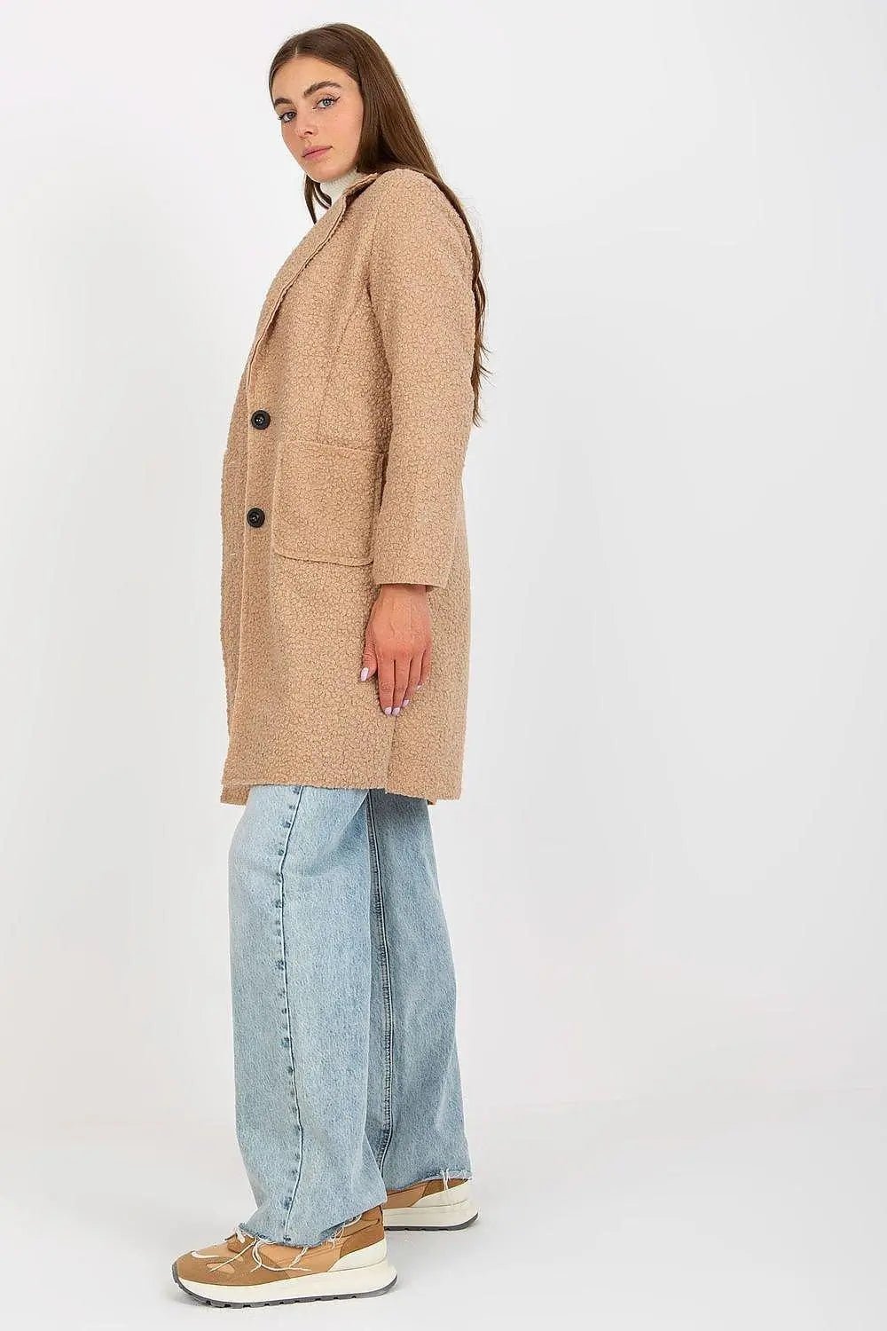 Och Bella long sleeves womens coat - Honesty Sales