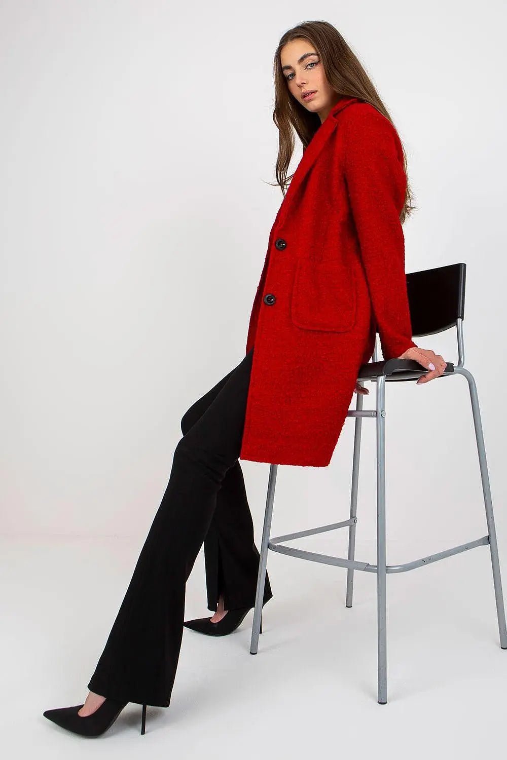 Och Bella long sleeves womens coat - Honesty Sales