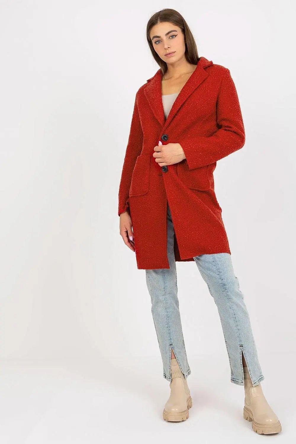 Och Bella long sleeves womens coat - Honesty Sales