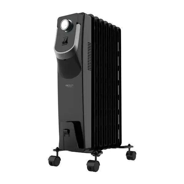 Oil-filled Radiator (7 chamber) Cecotec Ready Warm 5770 Space 360º 1500W Black - Honesty Sales Image principale du produit