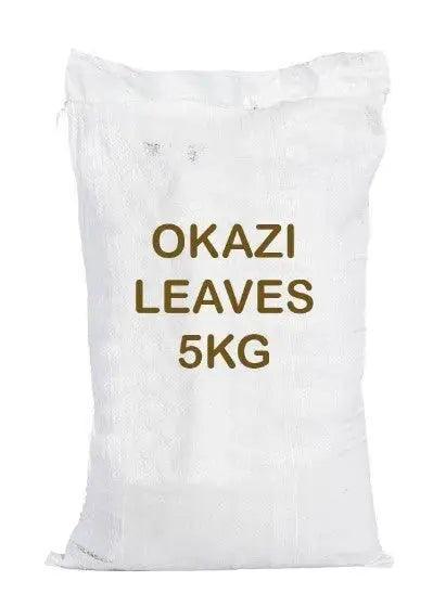 Okazi Leaves Nigerian Case Size 5kg x 1 - Honesty Sales Image principale du produit