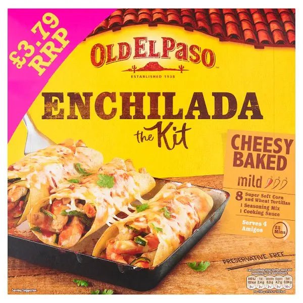 Old El Paso Enchilada the Kit Cheesy Baked 663g (Case of 4) - Honesty Sales