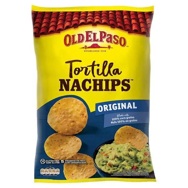 Old El Paso Original Tortilla Nachips 185g (Case of 5) - Honesty Sales
