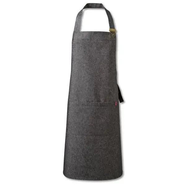 Oliver Harvey Denim Bib Apron Black, Grey, Indigo - Honesty Sales