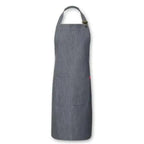 Oliver Harvey Denim Bib Apron Black, Grey, Indigo - Honesty Sales