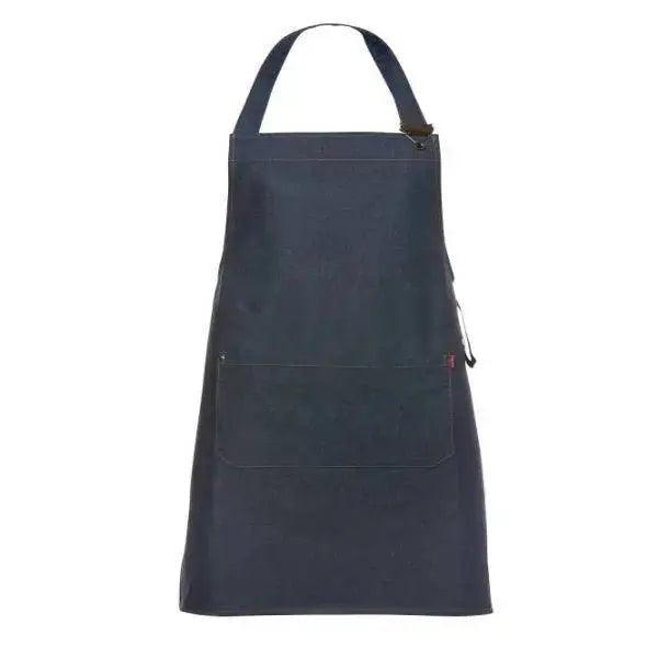 Oliver Harvey Denim Bib Apron Black, Grey, Indigo - Honesty Sales