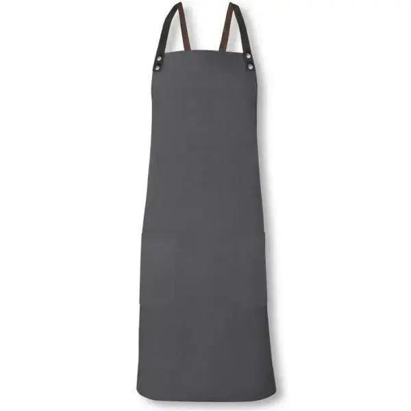 Oliver Harvey Front of House Apron Navy, Navy-White, Grey - Honesty Sales