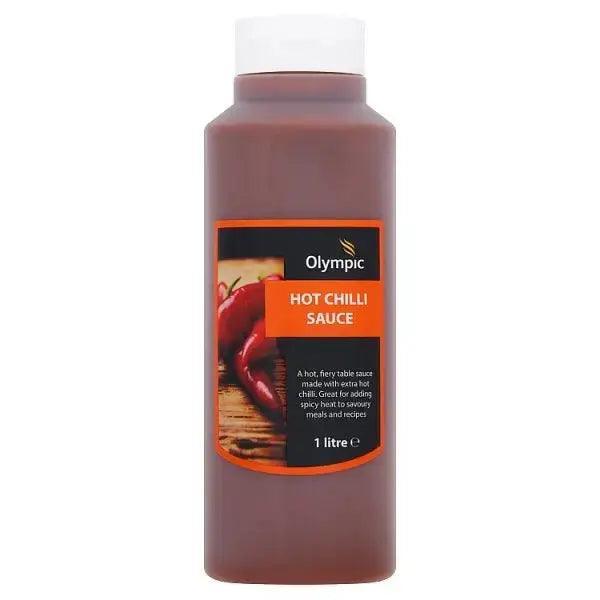 Olympic Hot Chilli Sauce 1 Litre - Honesty Sales