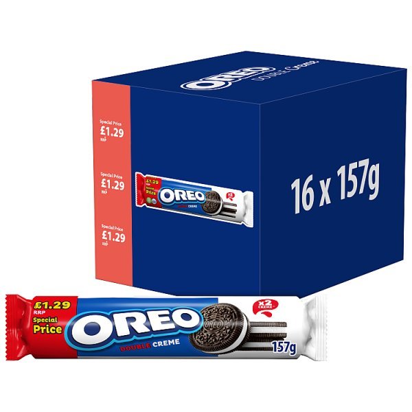 OREO Double Creme Vanilla Sandwich Biscuits 157g - Honesty Sales