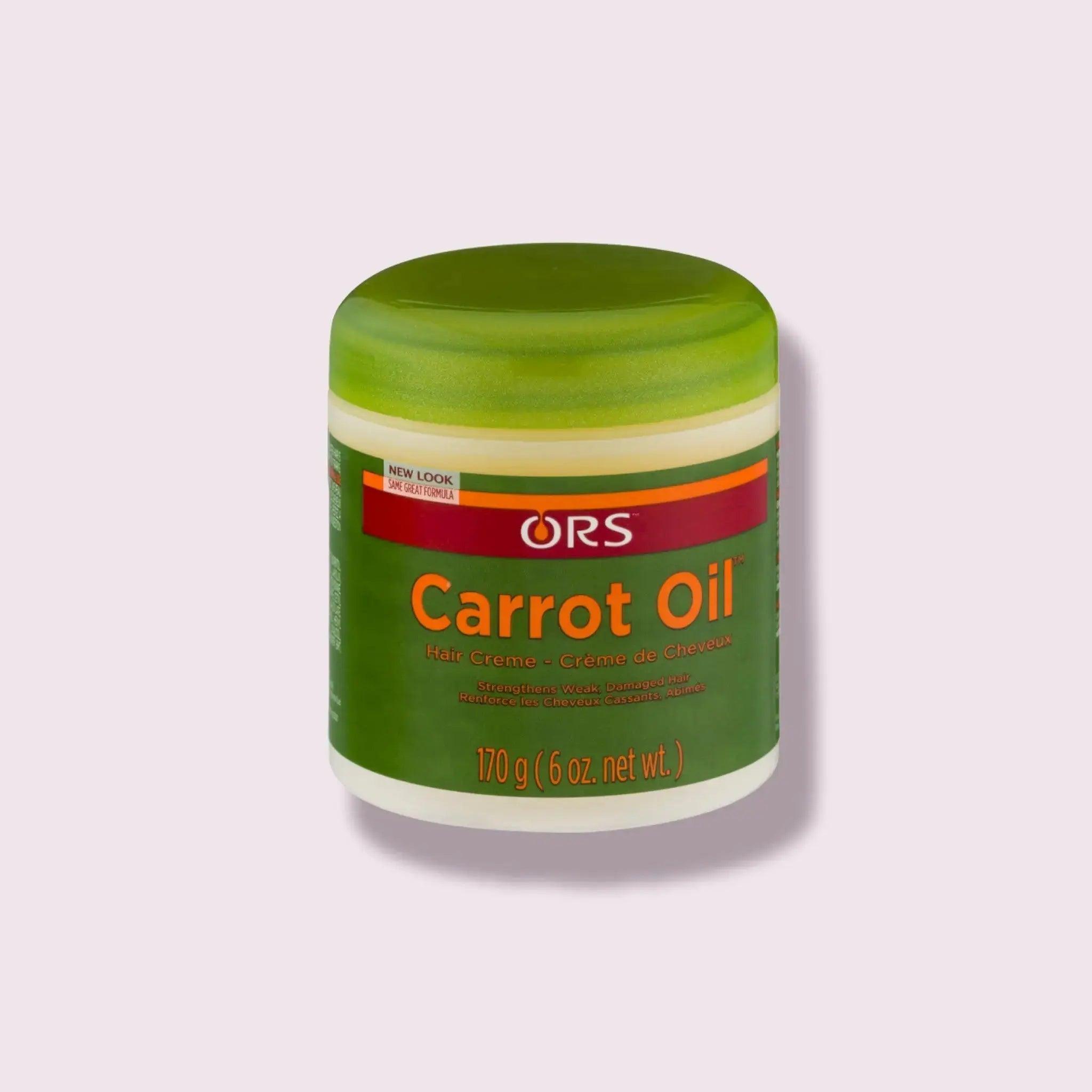 ORS Carrot Oil 170 g hair creme strengthens weak, damaged hair - Honesty Sales Image principale du produit
