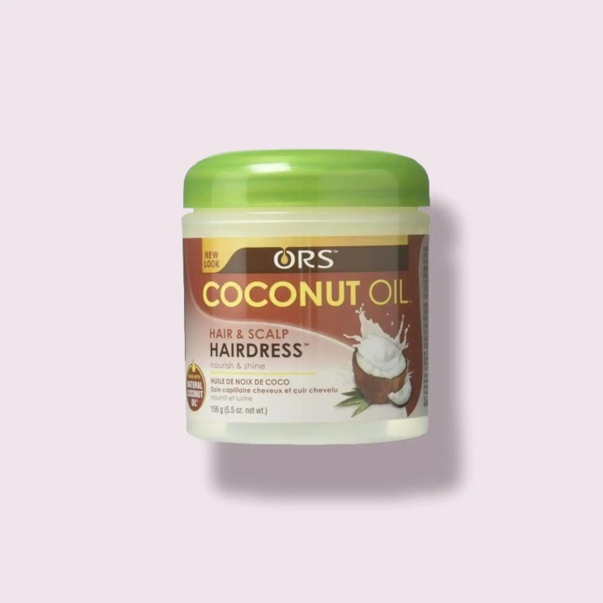 ORS Coconut Oil Hair & Scalp Hairdress 156g, 5.5oz - Honesty Sales Image principale du produit
