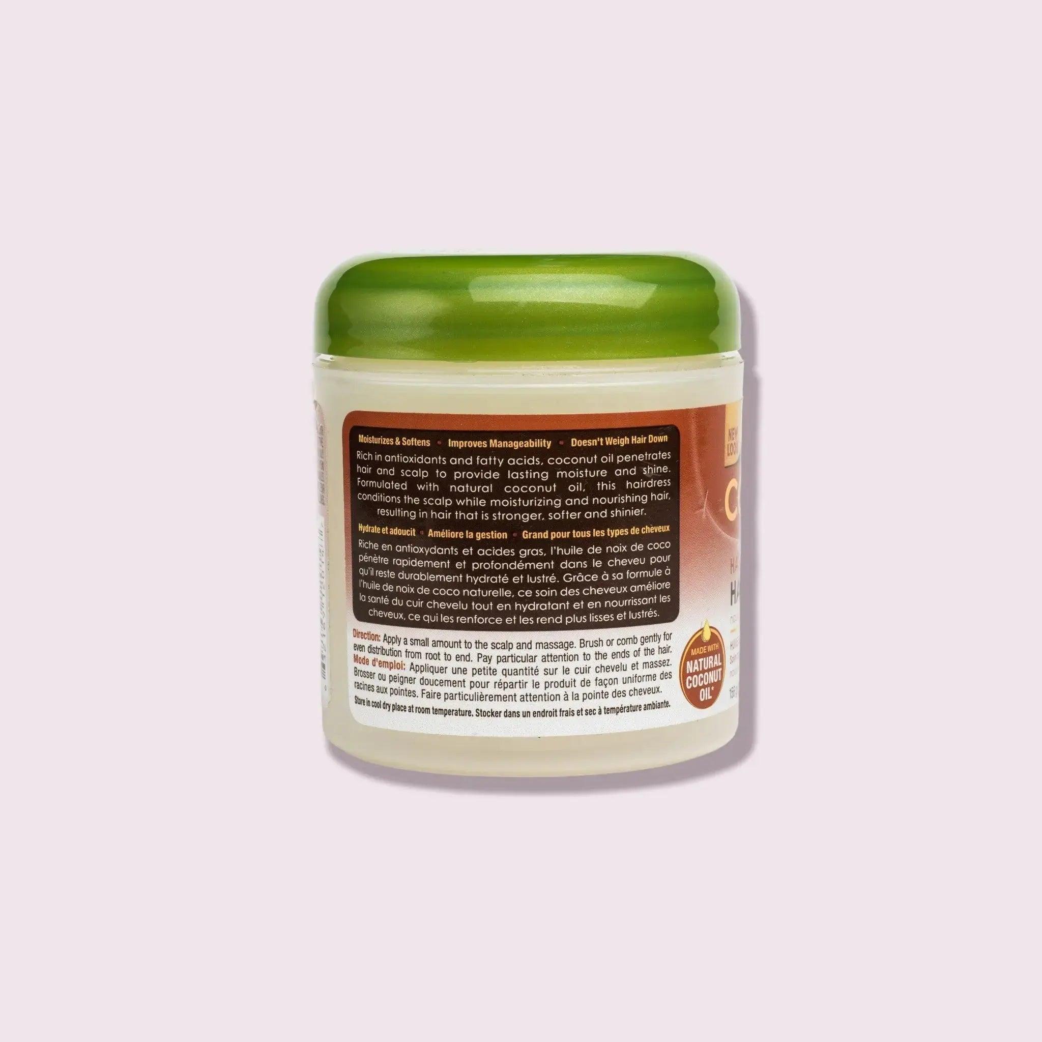 ORS Coiffeur à l'huile de noix de coco pour cheveux et cuir chevelu 156 g, 5,5 oz Image secondaire du produit