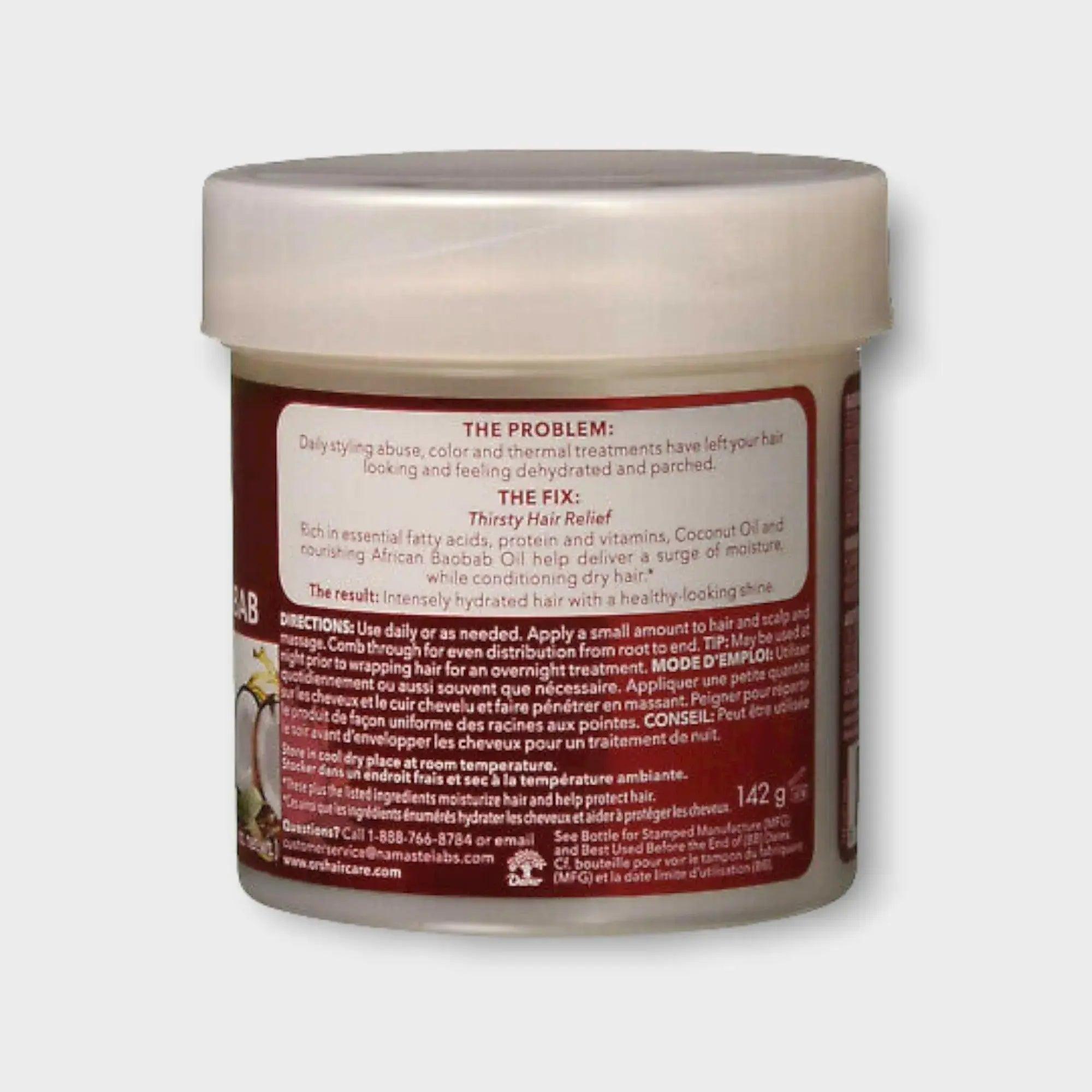 ORS Hair Repair Coconut Oil & Baobab Intense Moisture Creme 142g - Honesty Sales