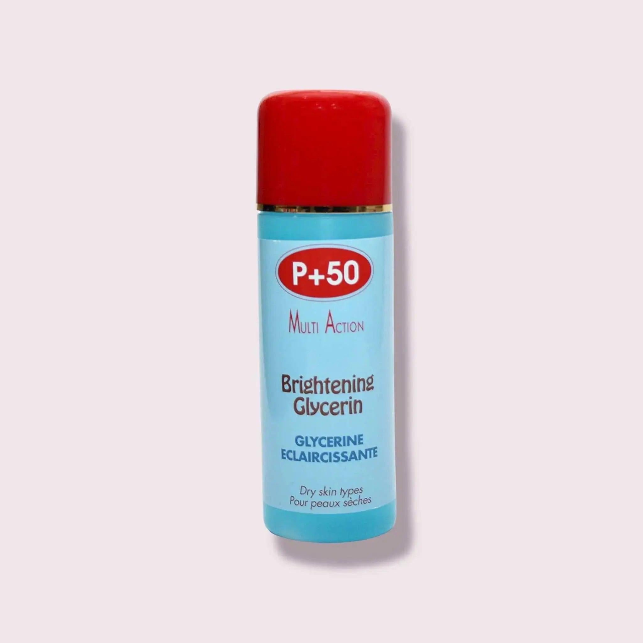 P+50 Skin Bleaching Whitening Lightening Glycerin For Dry Skin Types 200ml - Honesty Sales