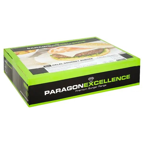 Paragon Excellence Halal Gourmet Burger 30 x 170g (5.10kg) - Honesty Sales