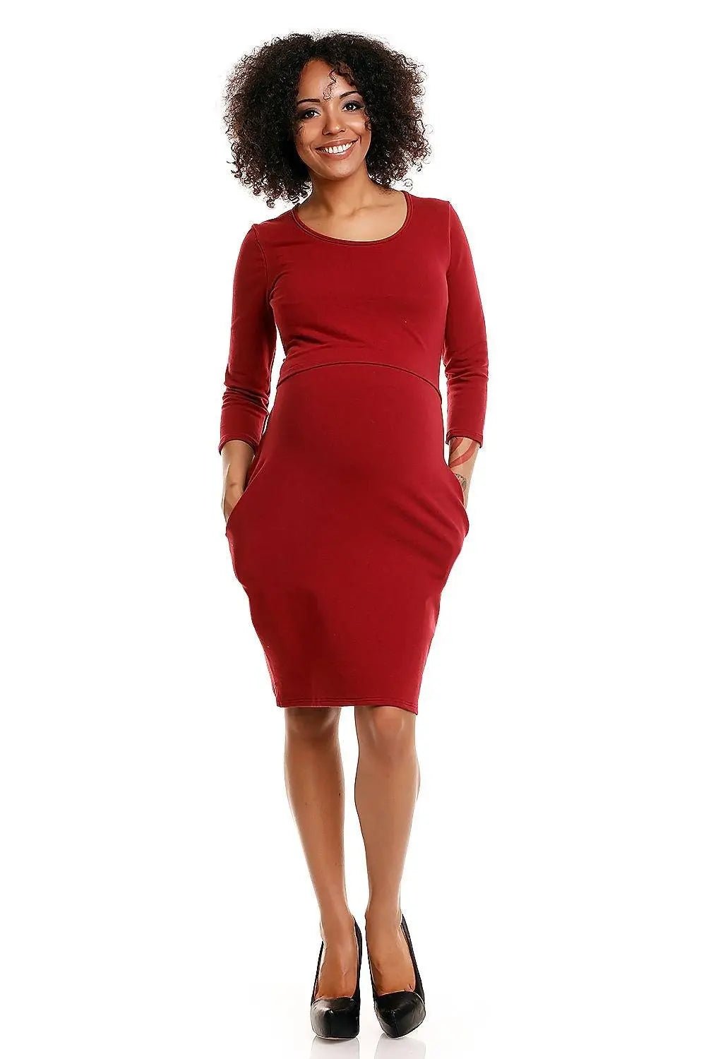 PeeKaBoo boat neckline knitted dress - Honesty Sales