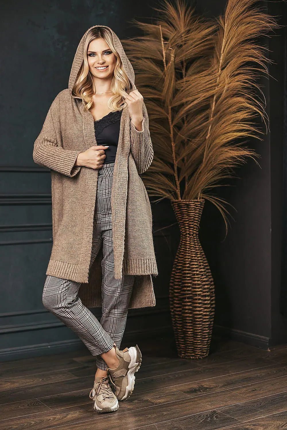 PeeKaBoo casual cut cardigan - Honesty Sales