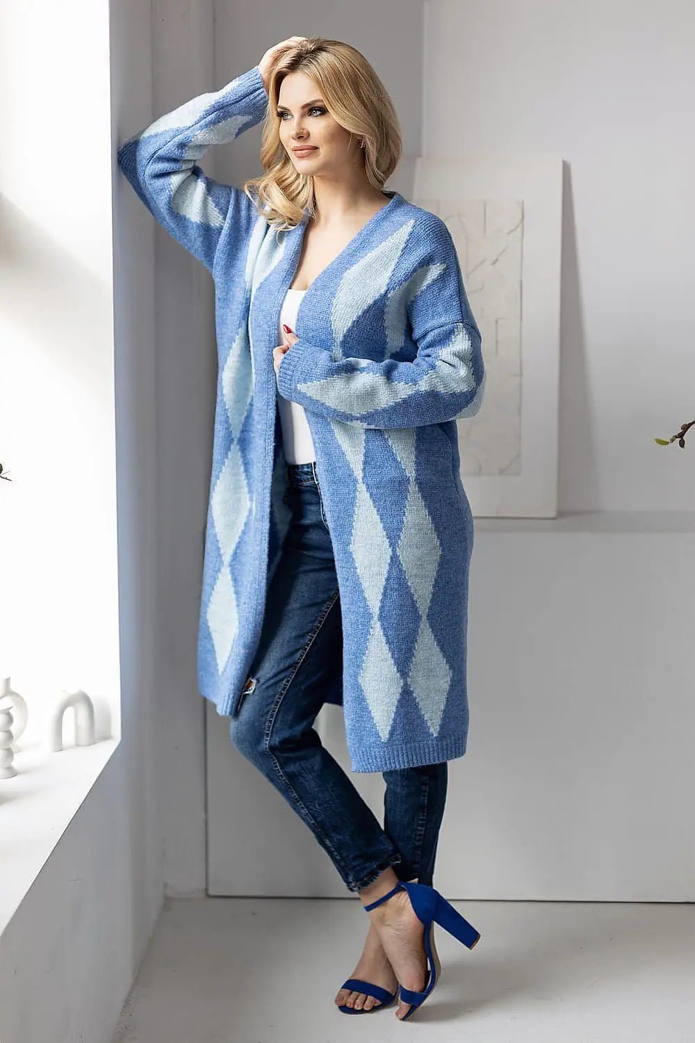 PeeKaBoo loose fit long sleeves sweater - Honesty Sales