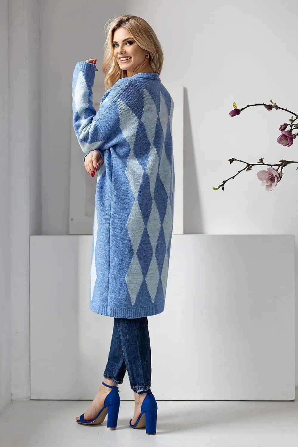 PeeKaBoo loose fit long sleeves sweater - Honesty Sales