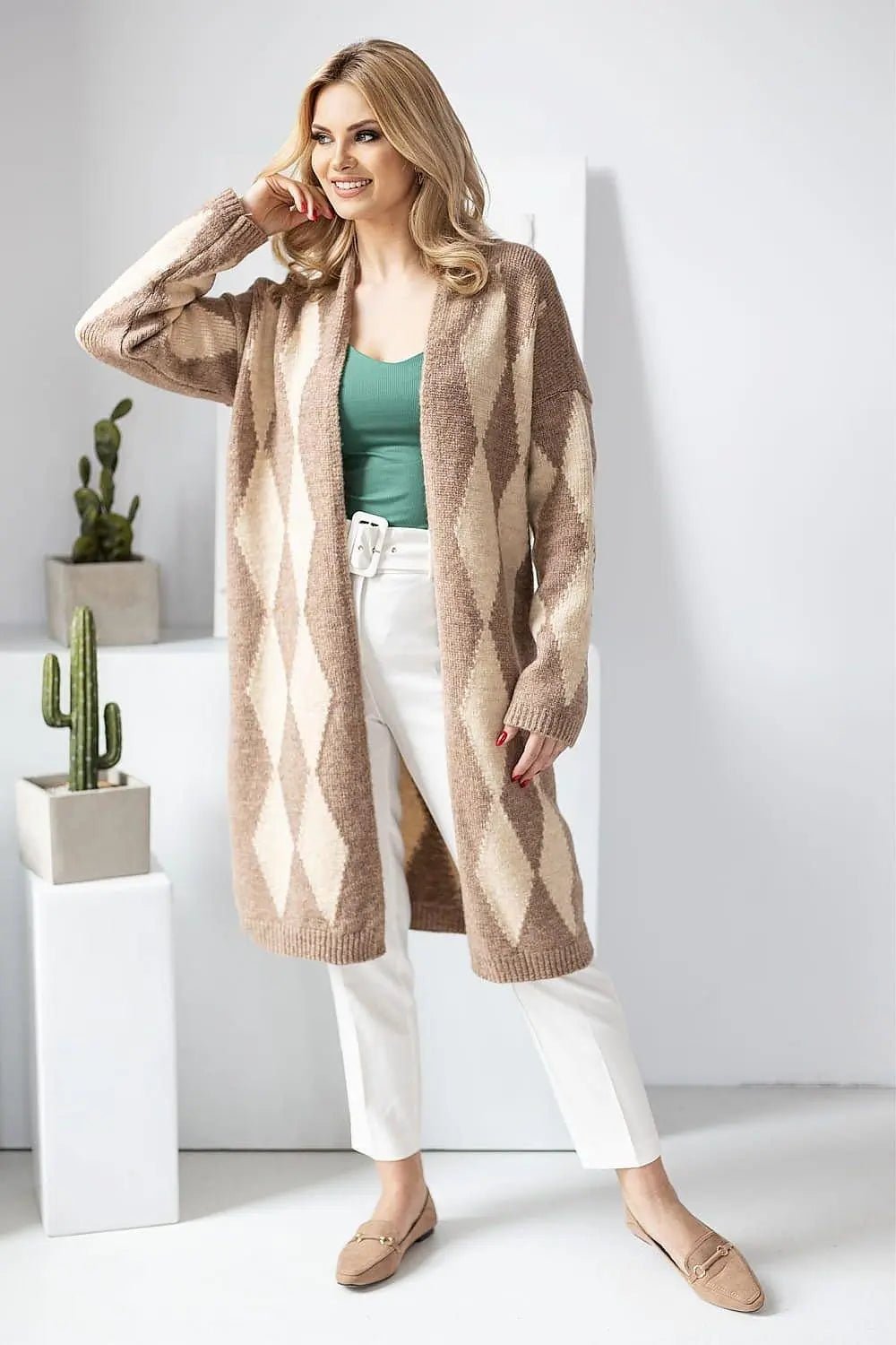 PeeKaBoo loose fit long sleeves sweater - Honesty Sales