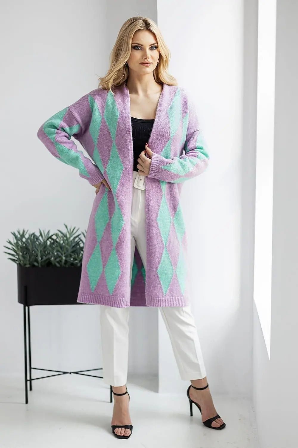 PeeKaBoo loose fit long sleeves sweater - Honesty Sales