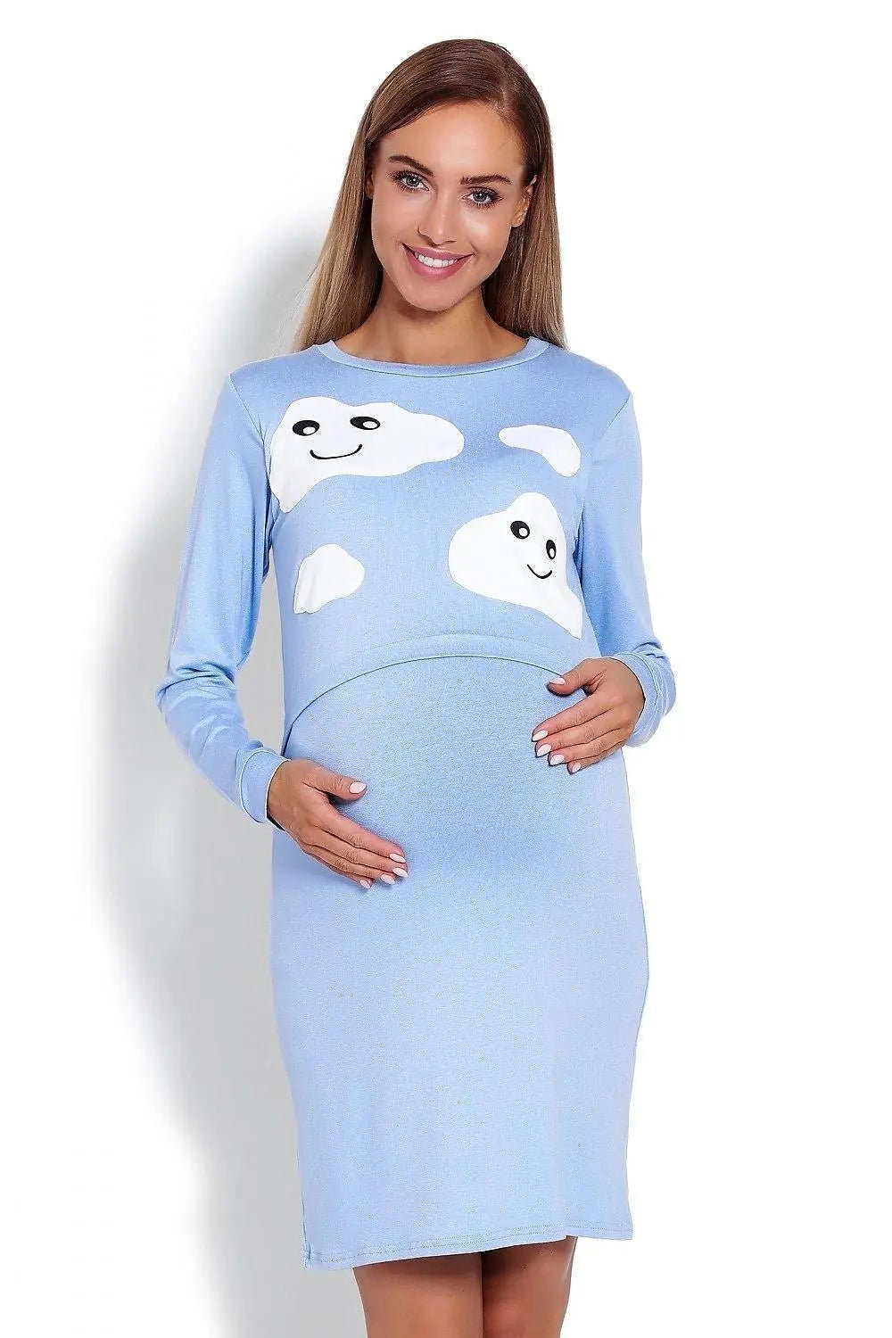 PeeKaBoo raised top maternity nightgown - Honesty Sales