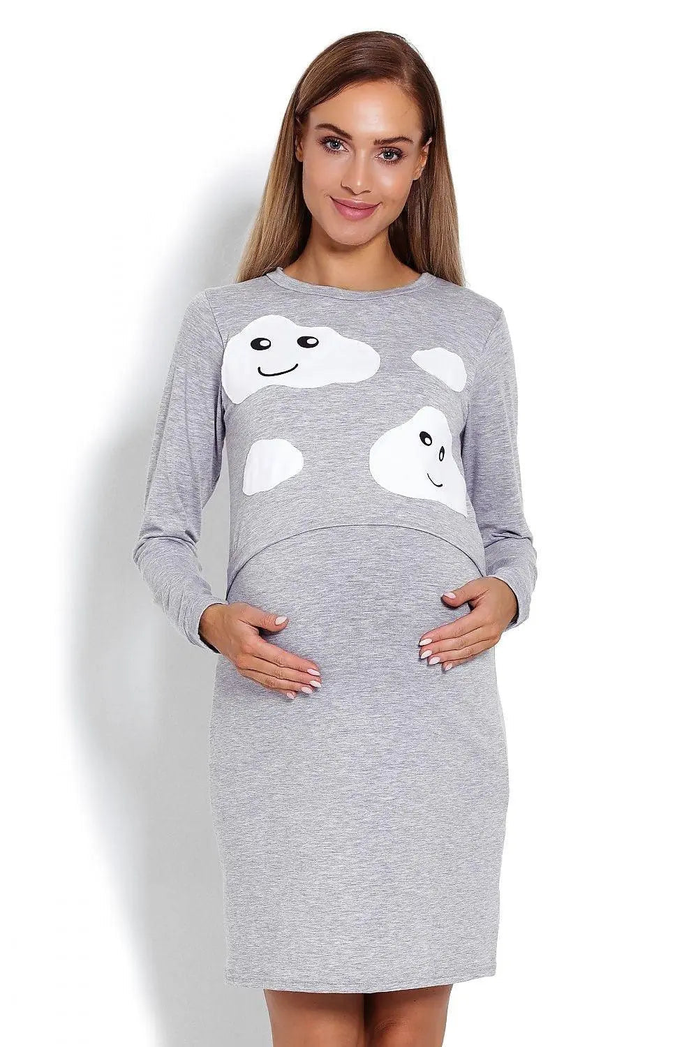 PeeKaBoo raised top maternity nightgown - Honesty Sales