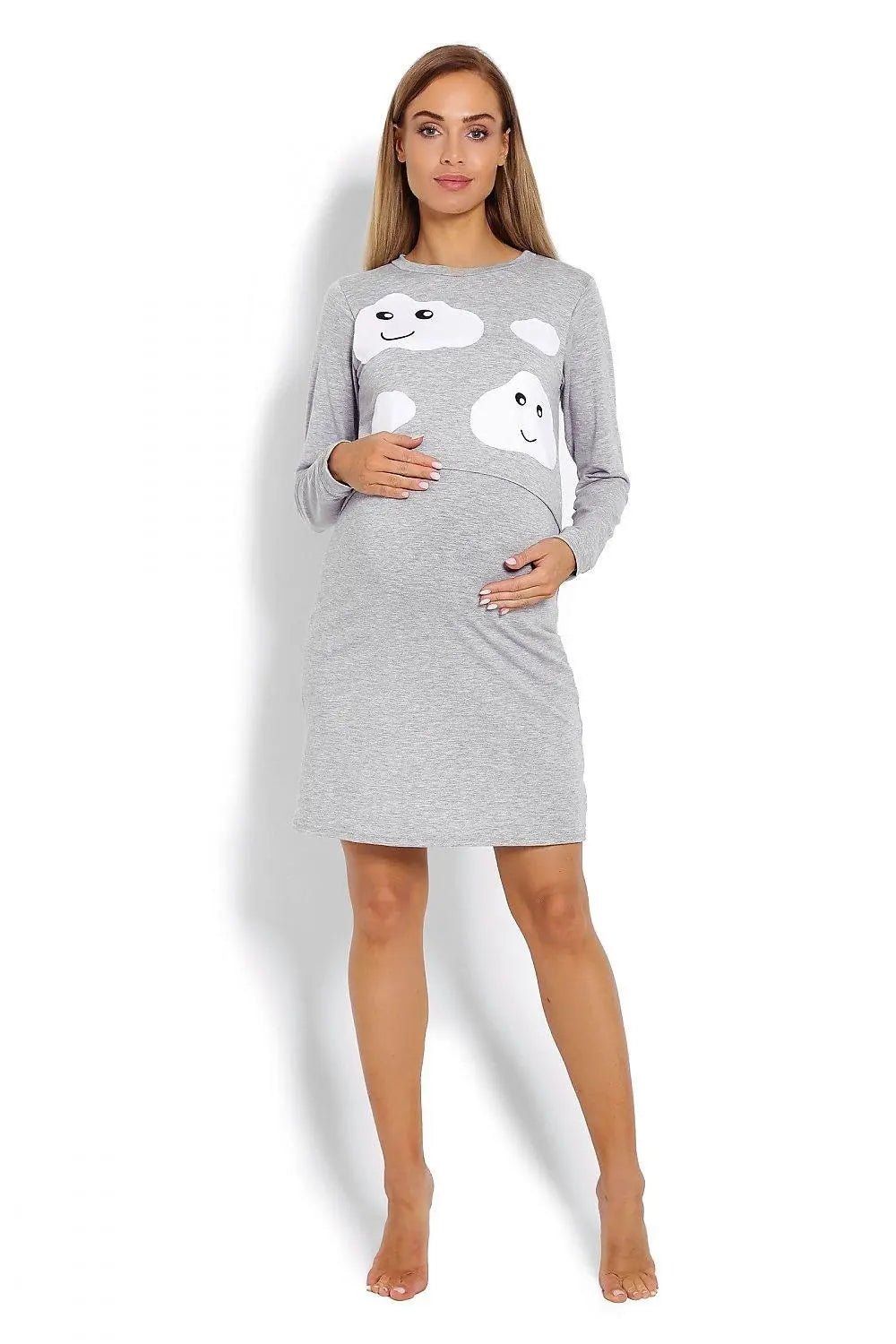 PeeKaBoo raised top maternity nightgown - Honesty Sales