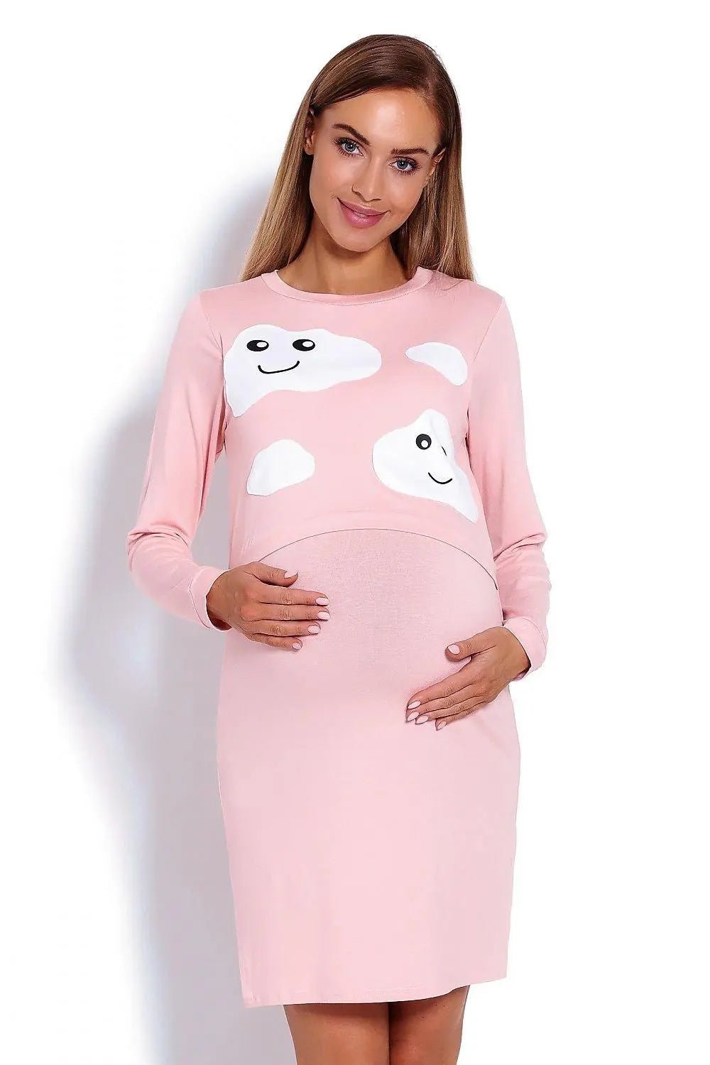 PeeKaBoo raised top maternity nightgown - Honesty Sales