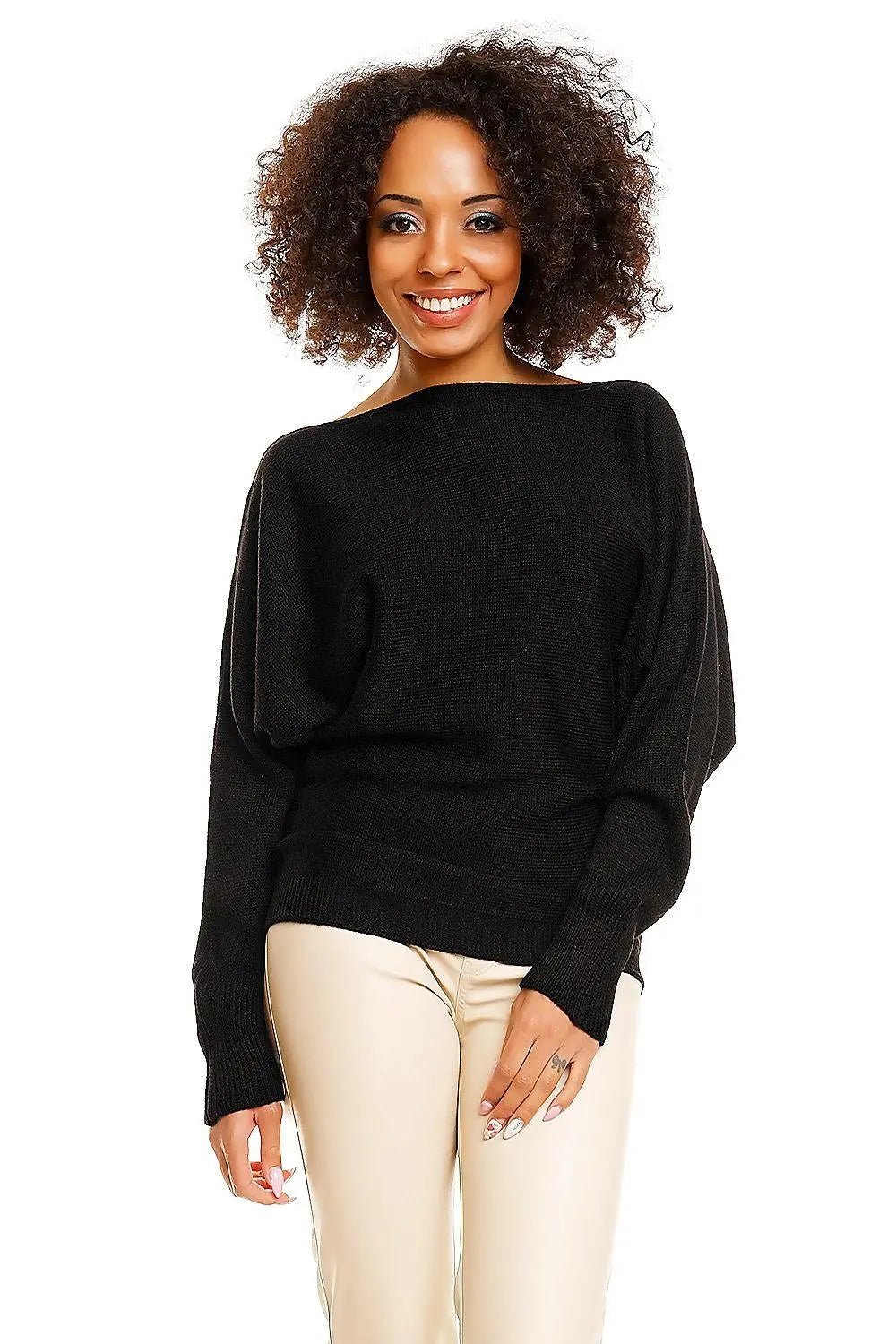 PeeKaBoo short oversize pregnancy sweater - Honesty Sales